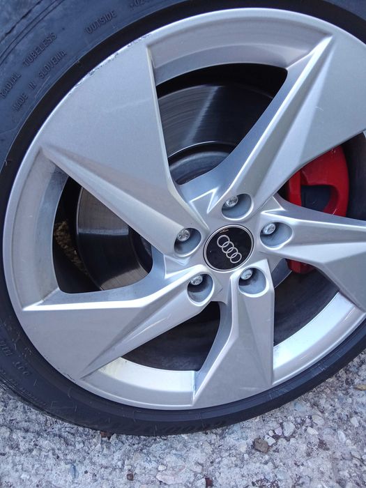 Jantes Audi SLine originais 17" + Pneus Goodyear f1