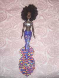 Lalka Barbie syrenka Mattel afro