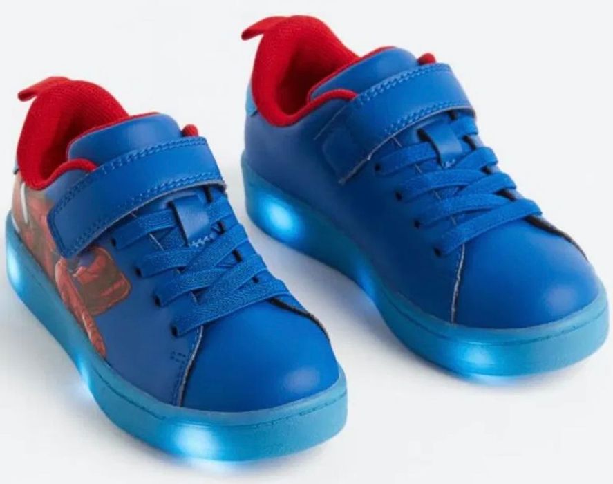 Spider-Man buty Świecące, led, migające NOWE rozmiar 27