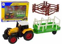 Zestaw farma + traktor + koń. Leantoys