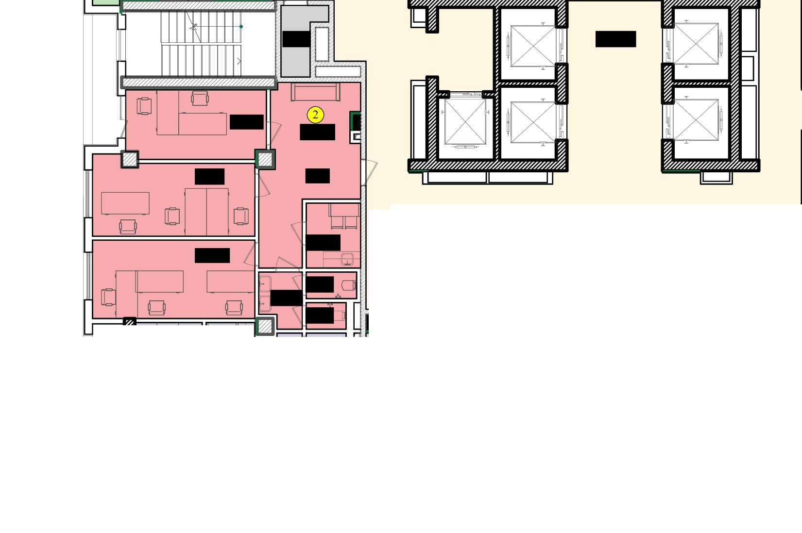 БЦ на Итальянском,  80,8м2 Аренда помещения с ремонтом и кухней