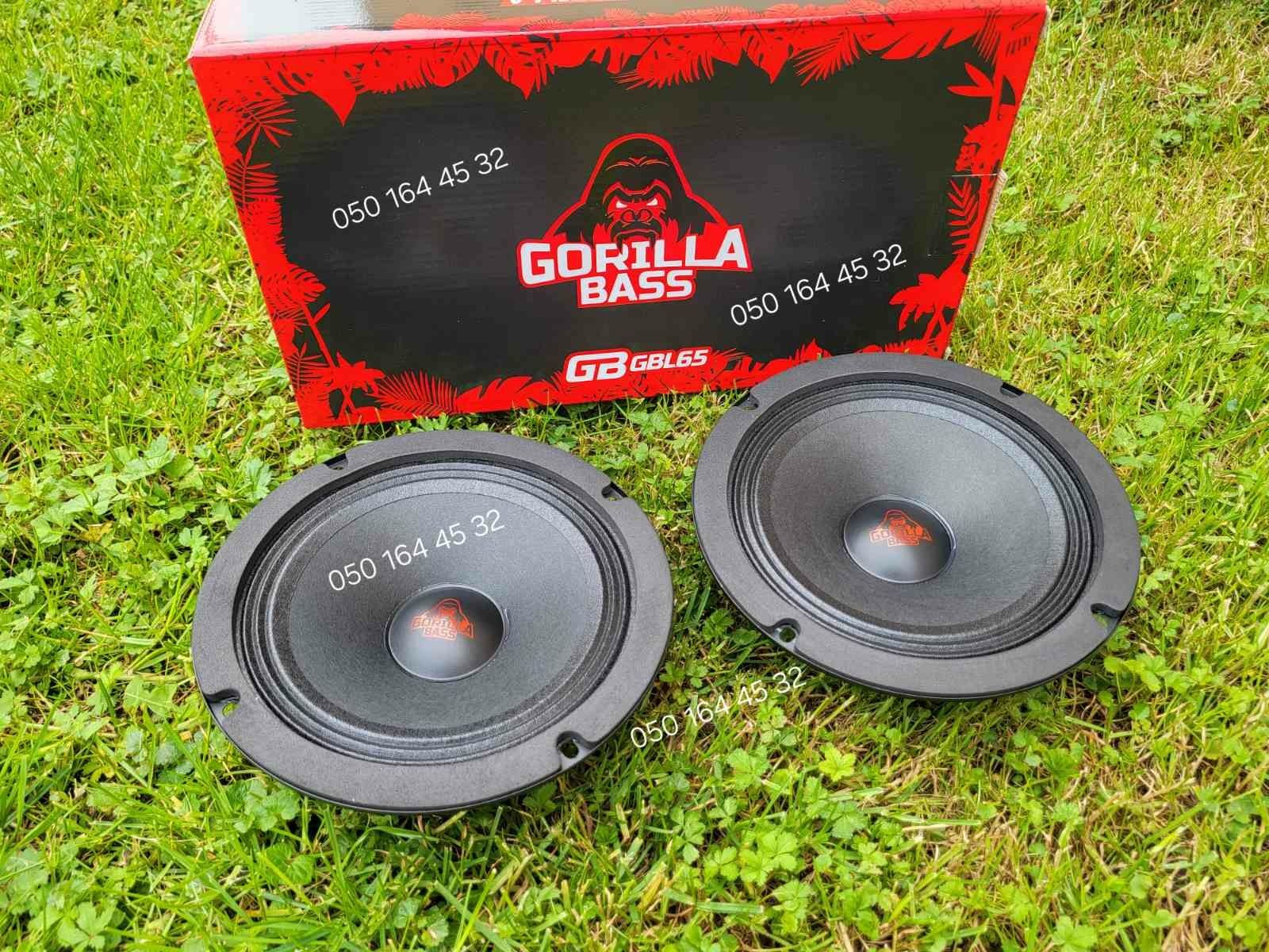 Kicx 16см Gorilla Bass GBL65 / динаміки в авто / колонки / естрадні