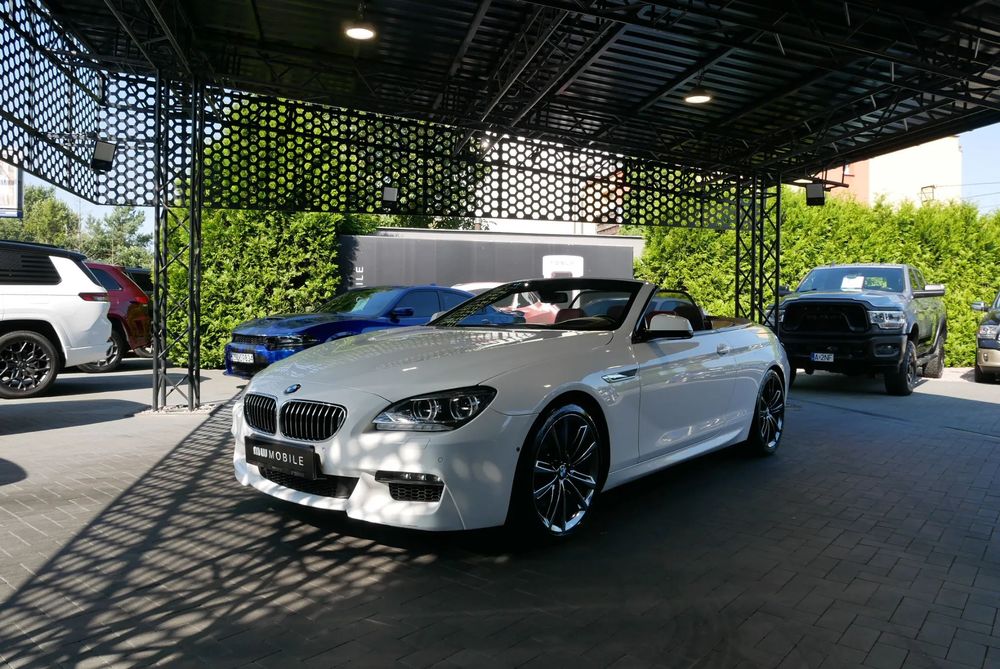 BMW Seria 6 Cabriolet 449KM Skóry Navi 4x4 HeadUp Display Cam WentylacjaMiękkiDach