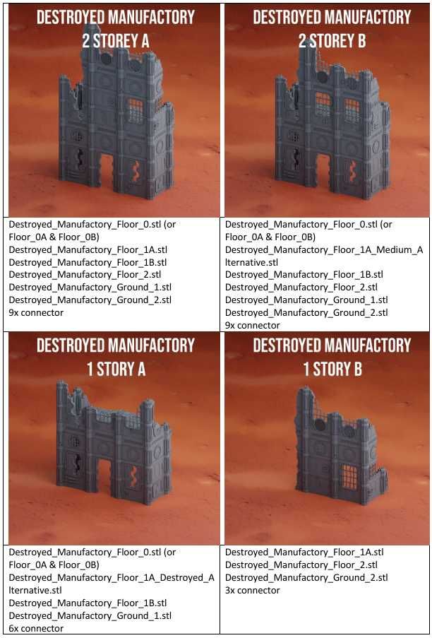 Teren do Warhammer 40000 lub Kill team | Druk3D