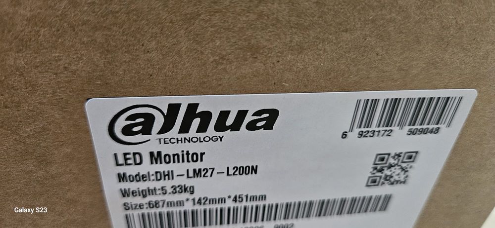 Monitor LED 27 cali Dahua