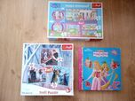 Puzzle książeczka z puzzlami świnka Peppa kraina lodu ksiezniczki