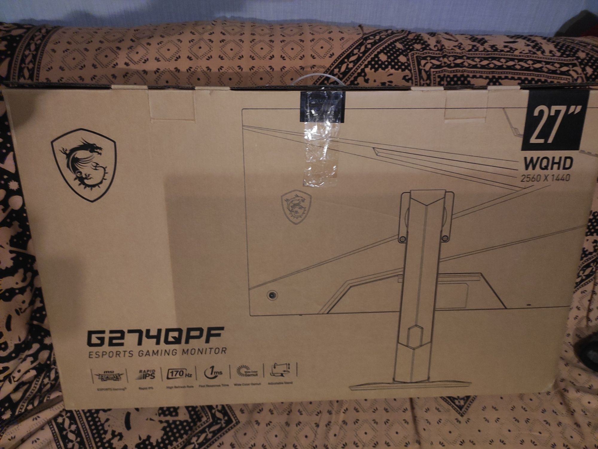 Монітор MSI MAG G274QPF 170Hz 2k