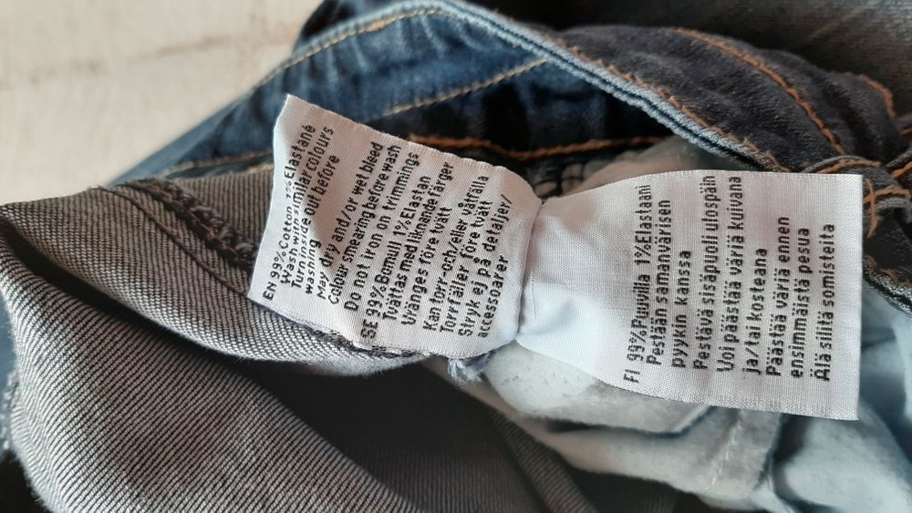 Spodnie dżinsy z ćwiekami KappAhl r.40