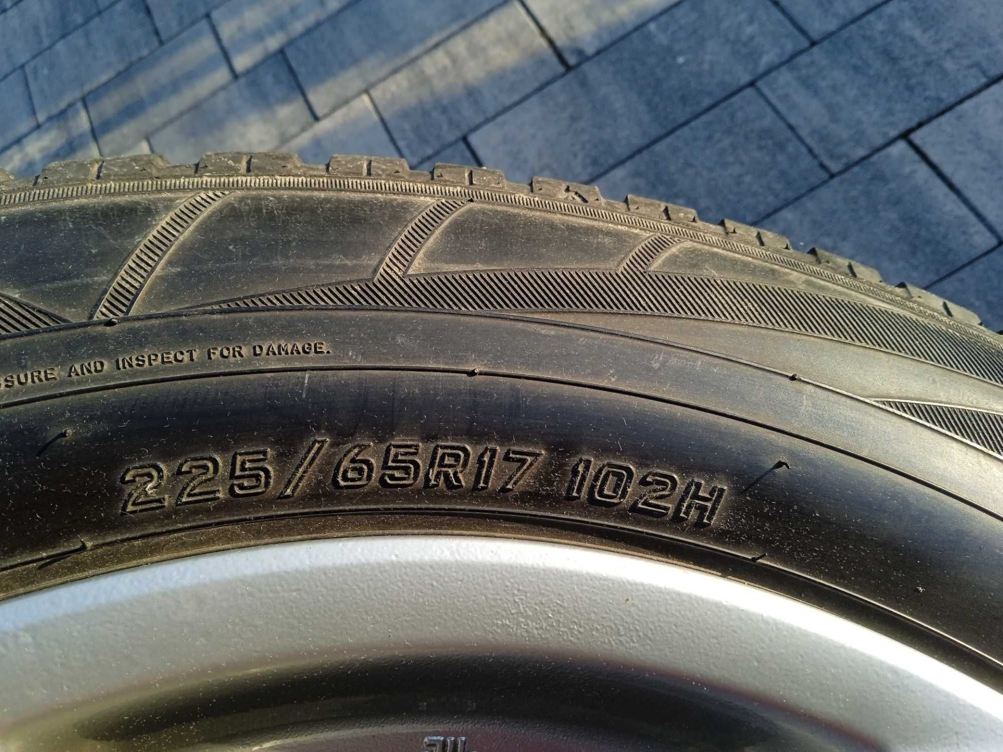 Koła, Toyota RAV4 III, Felgi z oponami, 17 cali, 225/65 R17