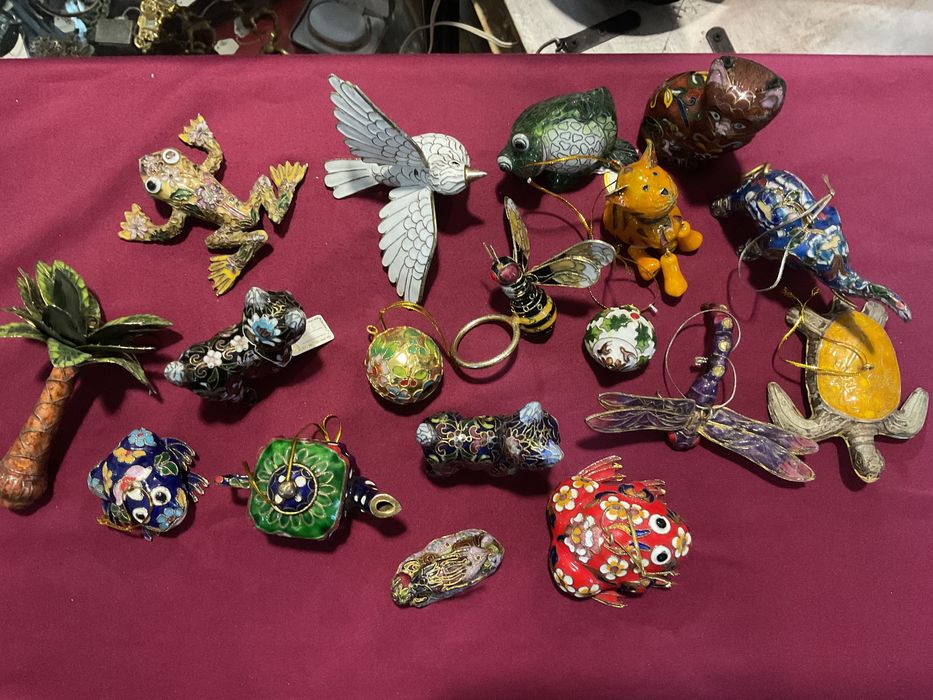 Figuras Natal decoração cloisonne ,,preço unidade 22