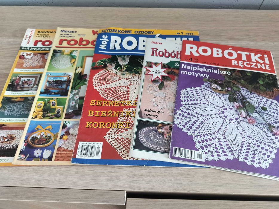 Gazetka gazetki archiwalne Robótki Ręczne haft szydełko różnorodne