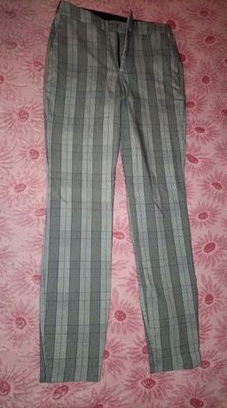 Eleganckie spodnie w kratę dla dziewczynki ok 146-152