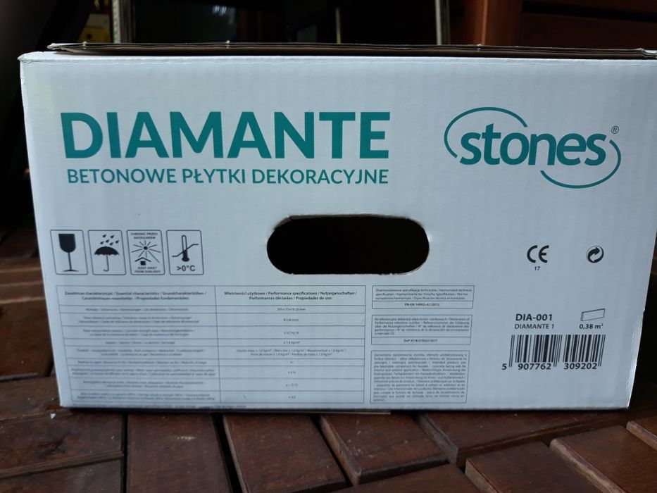 Betonowe płytki ( kamień) dekoracyjne DIAMANTE STONES