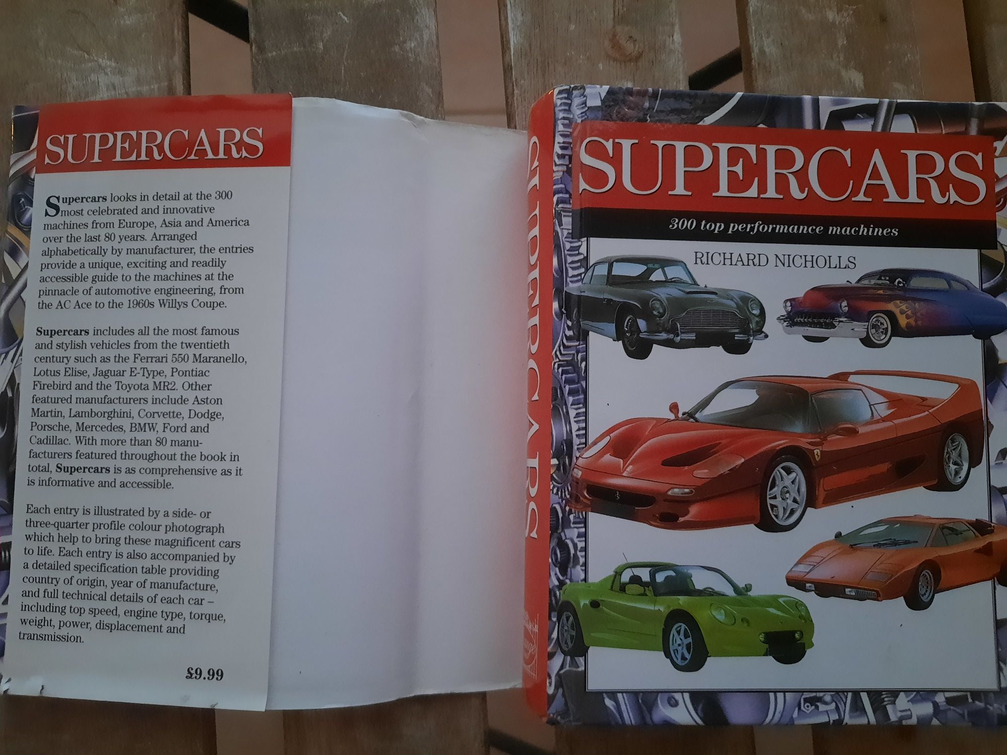 Livro SUPERCARS - estimado