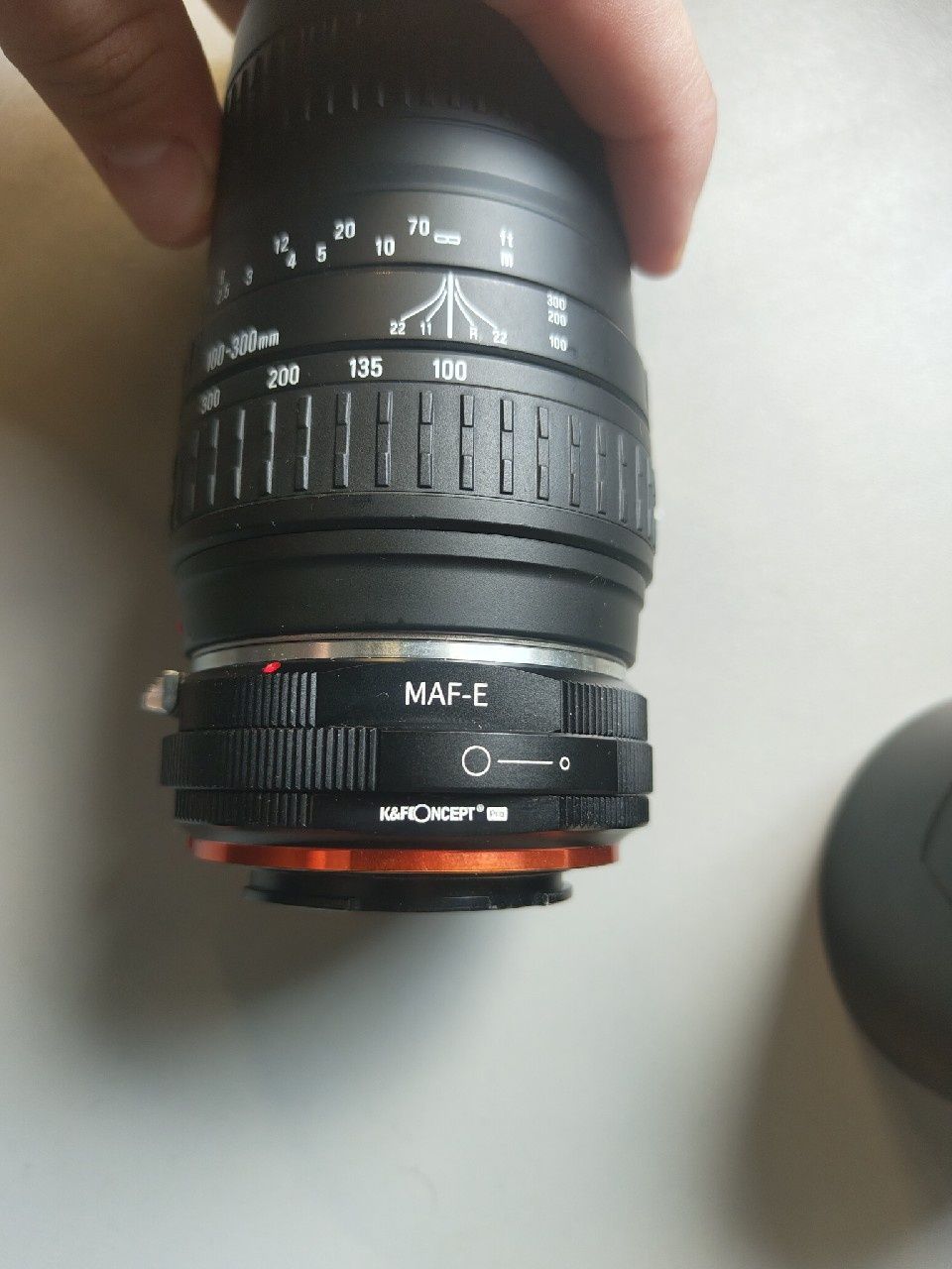 Obiektyw Sigma 100-300+ adapter
