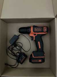 Wiertarko-wkrętarka akumulatorowa BLACK&DECKER 10.8V BDCDD12-QW