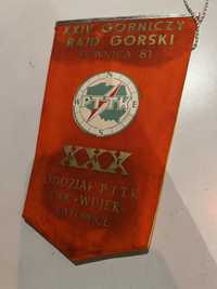 Proporczyk PTTK KWK Wujek XXX lat Równica 1981