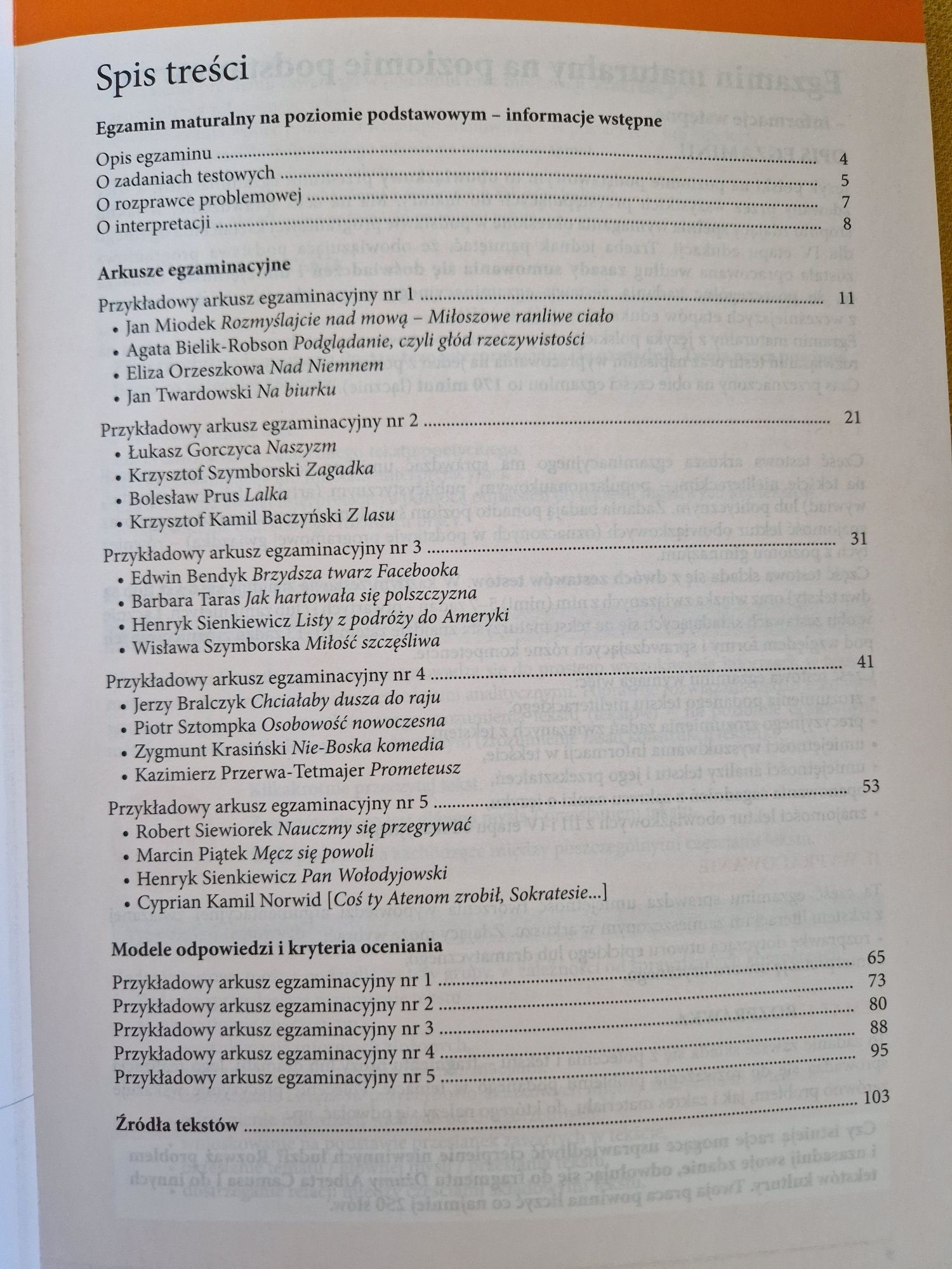 Matura arkusze egzaminacyjne język polski poziom podstawowy odpowiedzi