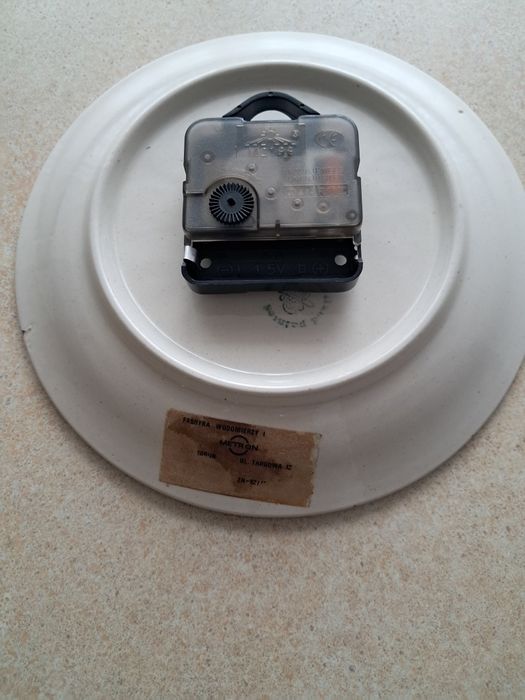 Porcelanowy zegar Fajans Włocławek