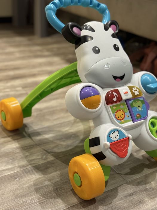 Інтерактивні ходунки Fisher-Price Зебра перші кроки