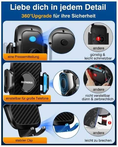 Uchwyt na telefon komórkowy 3 w 1 Alenora