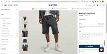 Эксклюзив! Шорты G-Star Raw BEARING CARGO Fantom Black Denim 31 и 32