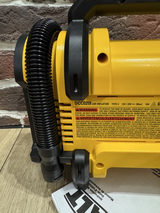 DeWalt DCC020I 20V аккумуляторный автомобильный компрессор