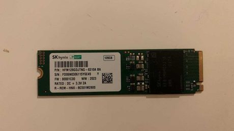 Kostka SK hynix SSD m.2 120 GB PCIe (NVMe) 2280