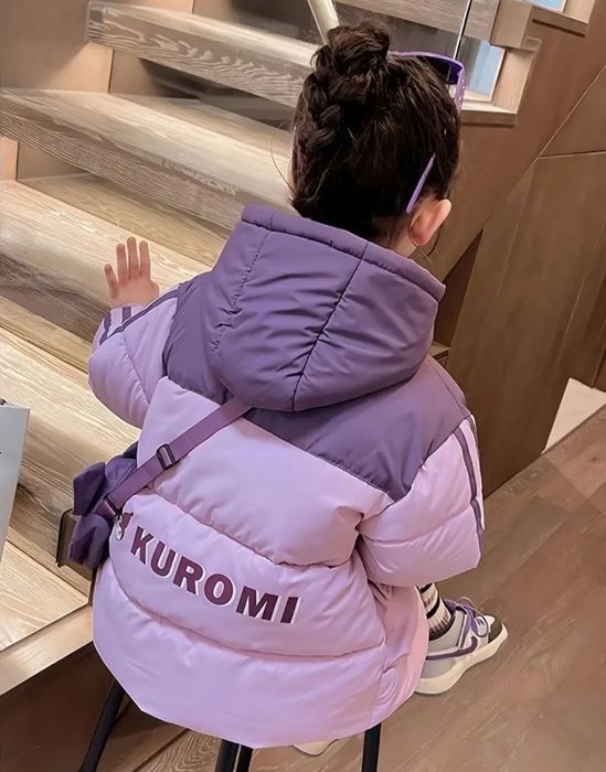 Дівоча зимова куртка в стилі Куромі,тепла,для дітей