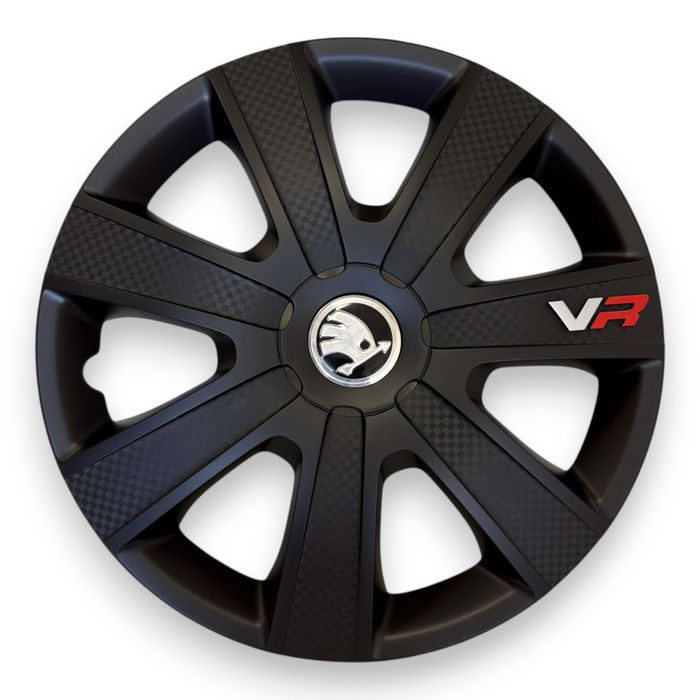 Колпаки на колеса VR Carbon Black черние ковпаки чорні