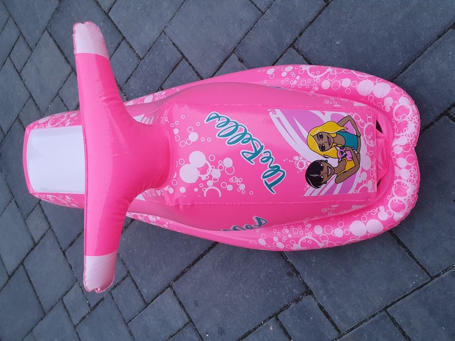 Dmuchany scooter skuter wodny do basenu dla dzieci różowy