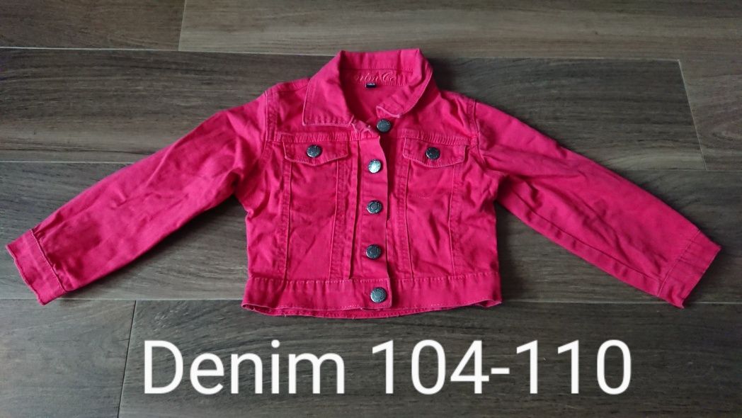 Kurtki jeans dla dziewczynki 74-116
