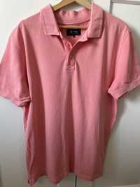 T-shirt polo Bytom rozmiar L/XL kolor jasnoróżowy