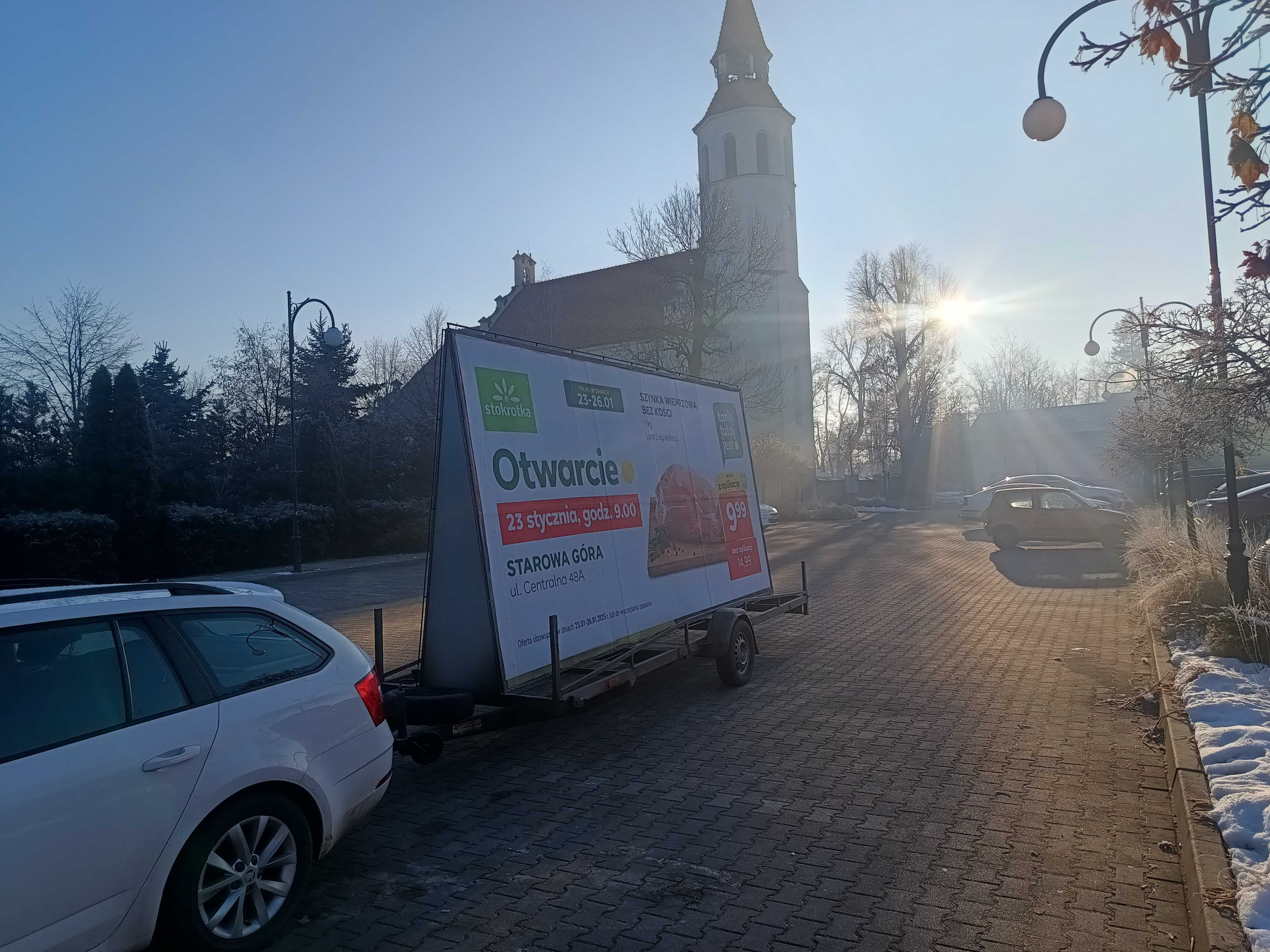 Reklama mobilna, przyczepy reklamowe z nagłośnieniem. PROFESJONALNIE