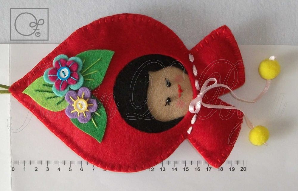 Objecto decorativo Infantil "Capuchinho Vermelho"