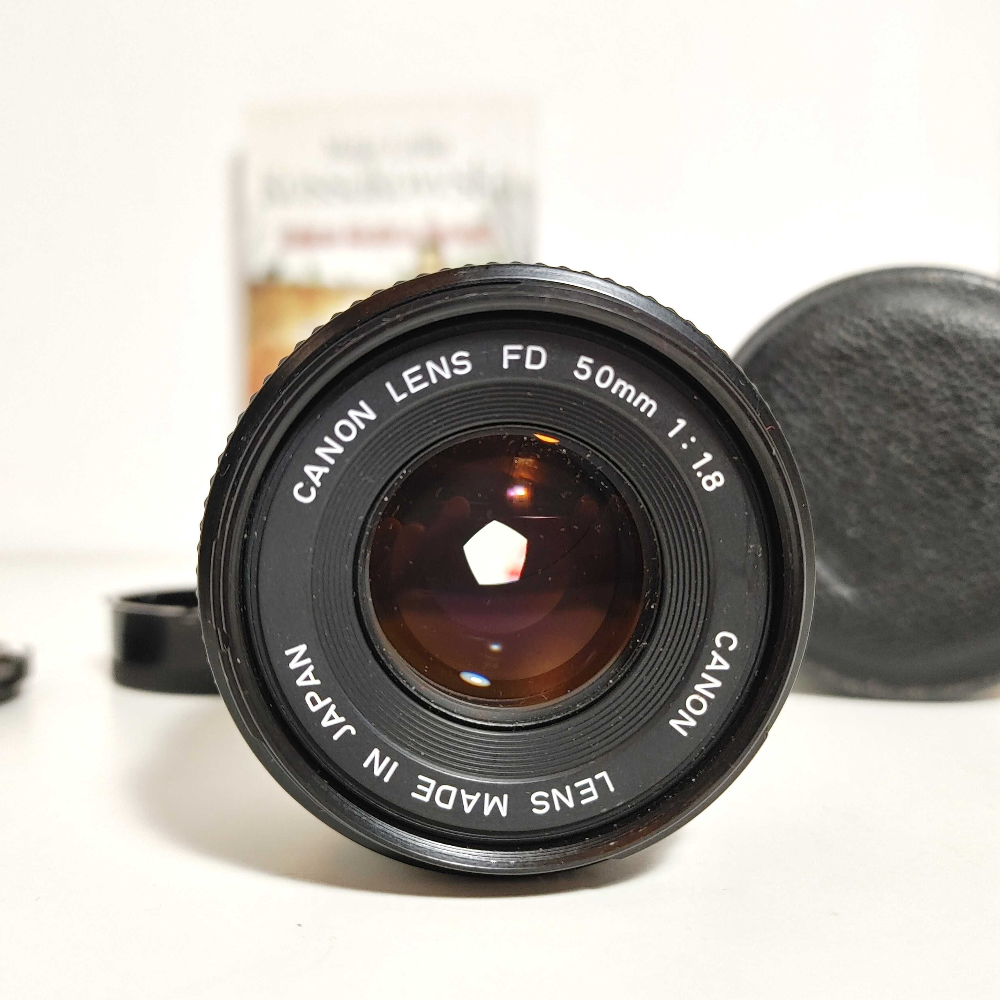 Jasny Obiektyw Canon FD 1:1,8 50mm mocowanie Canon FD