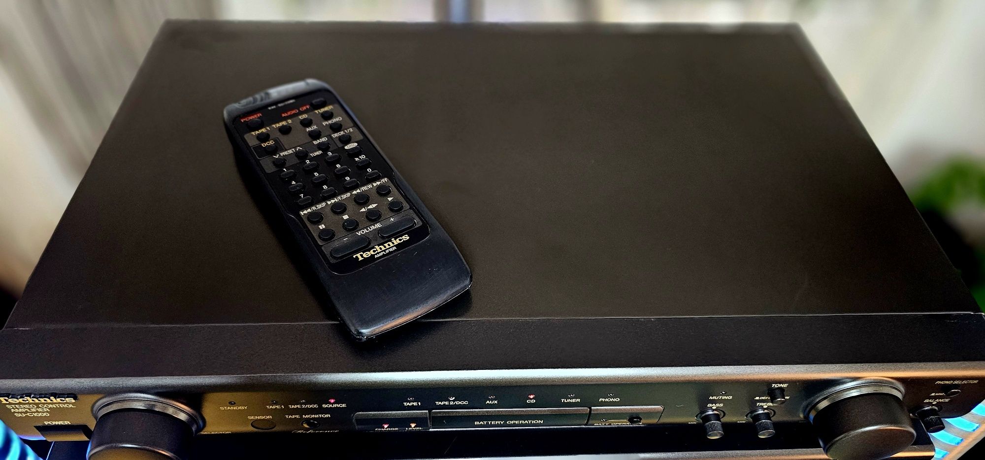 Technics SU-A1000 wzm. mocy, SU-C1000 przedwzm.+oryg.pilot-bdb.stan