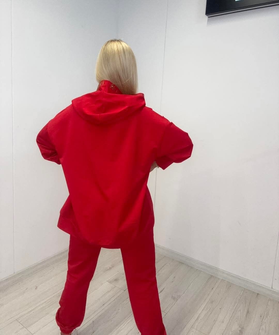 Piękny zestaw dres dwa kolory logo paparazzi fashion