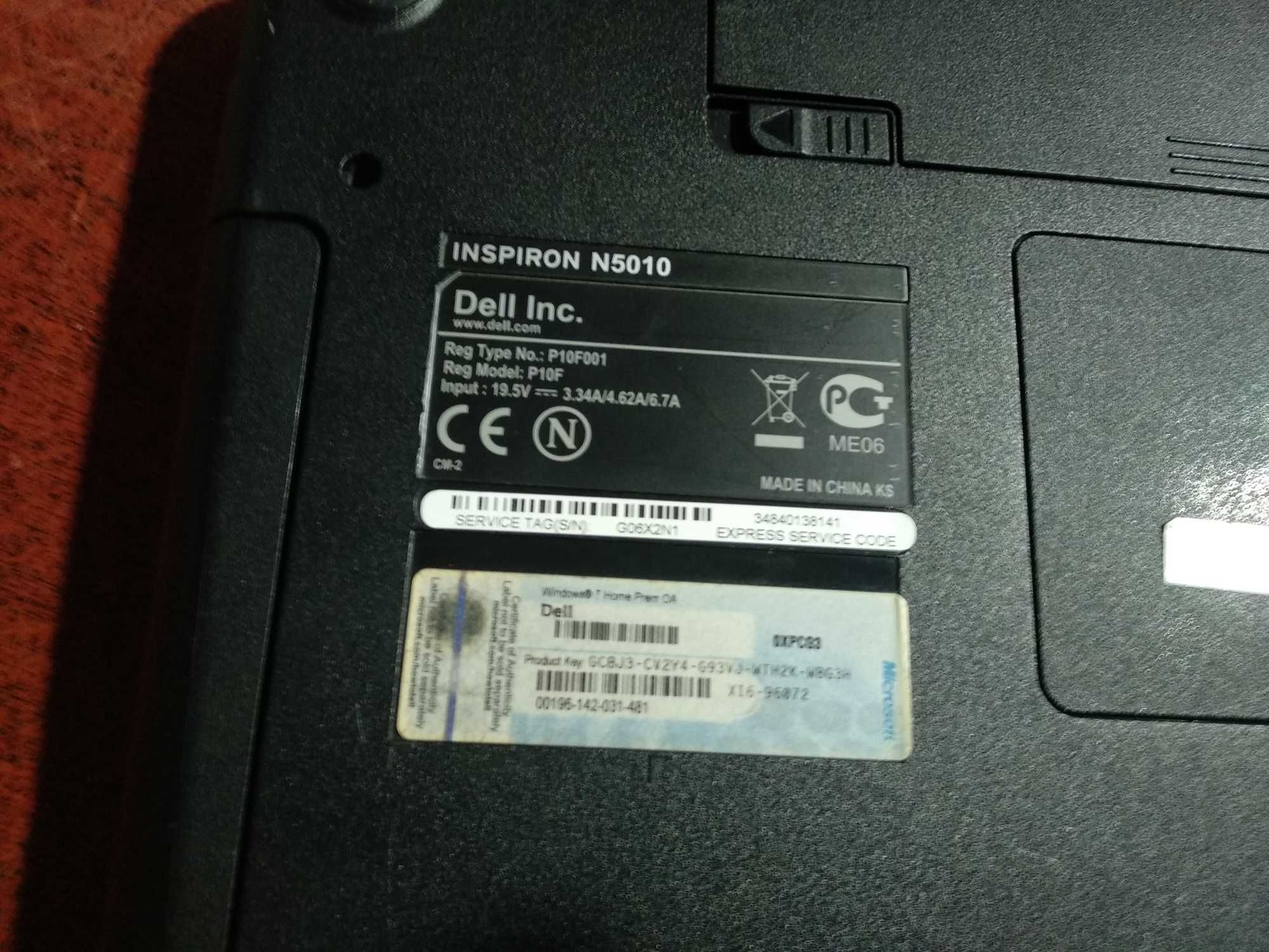 Ноутбук Dell Inspiron N5010