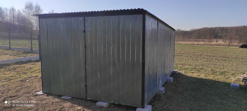 Garaż 3x5 w II gatunku Blachy Niska Cena