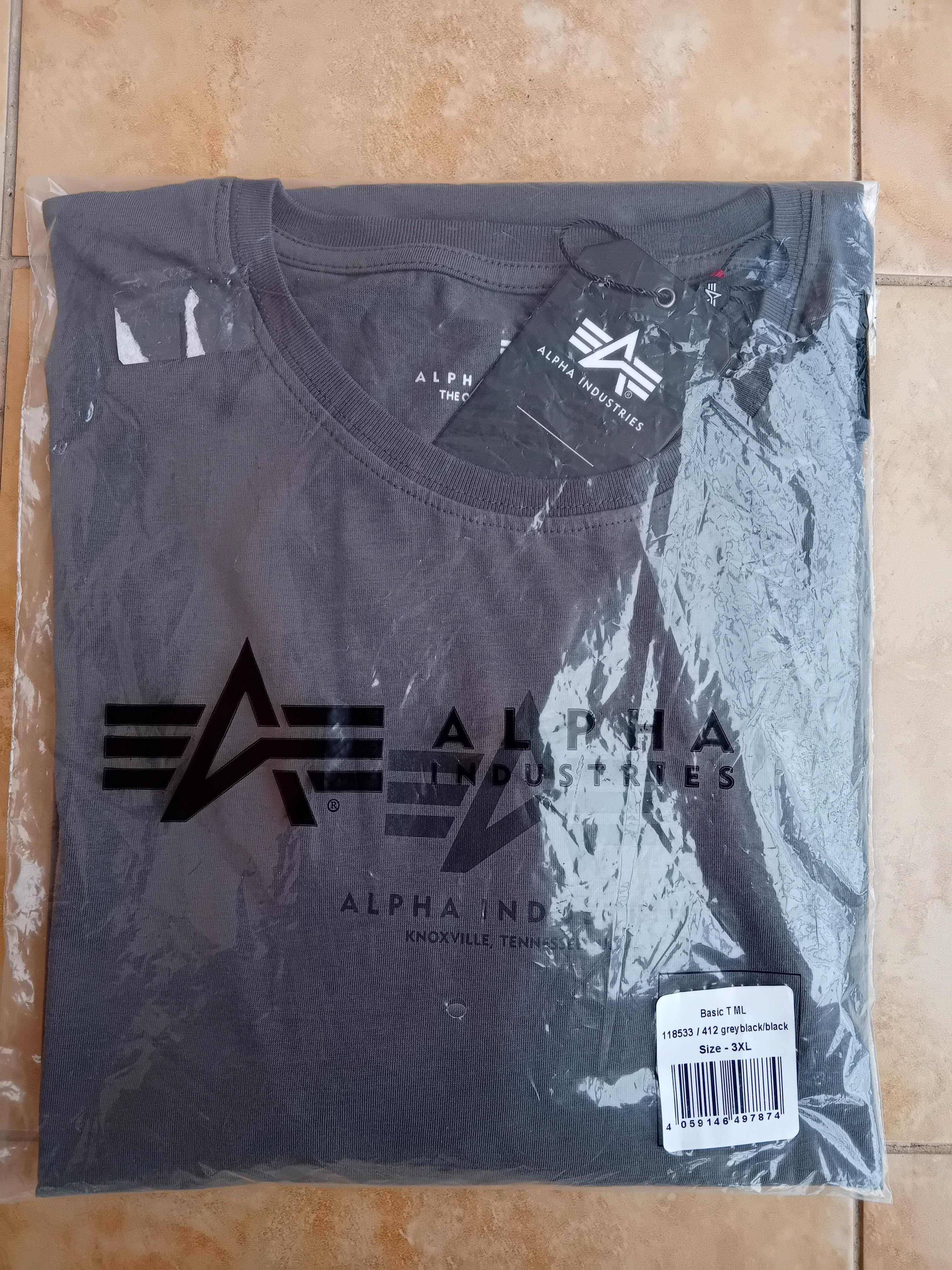 Alpha Industries t shirt koszulka męska 3xl