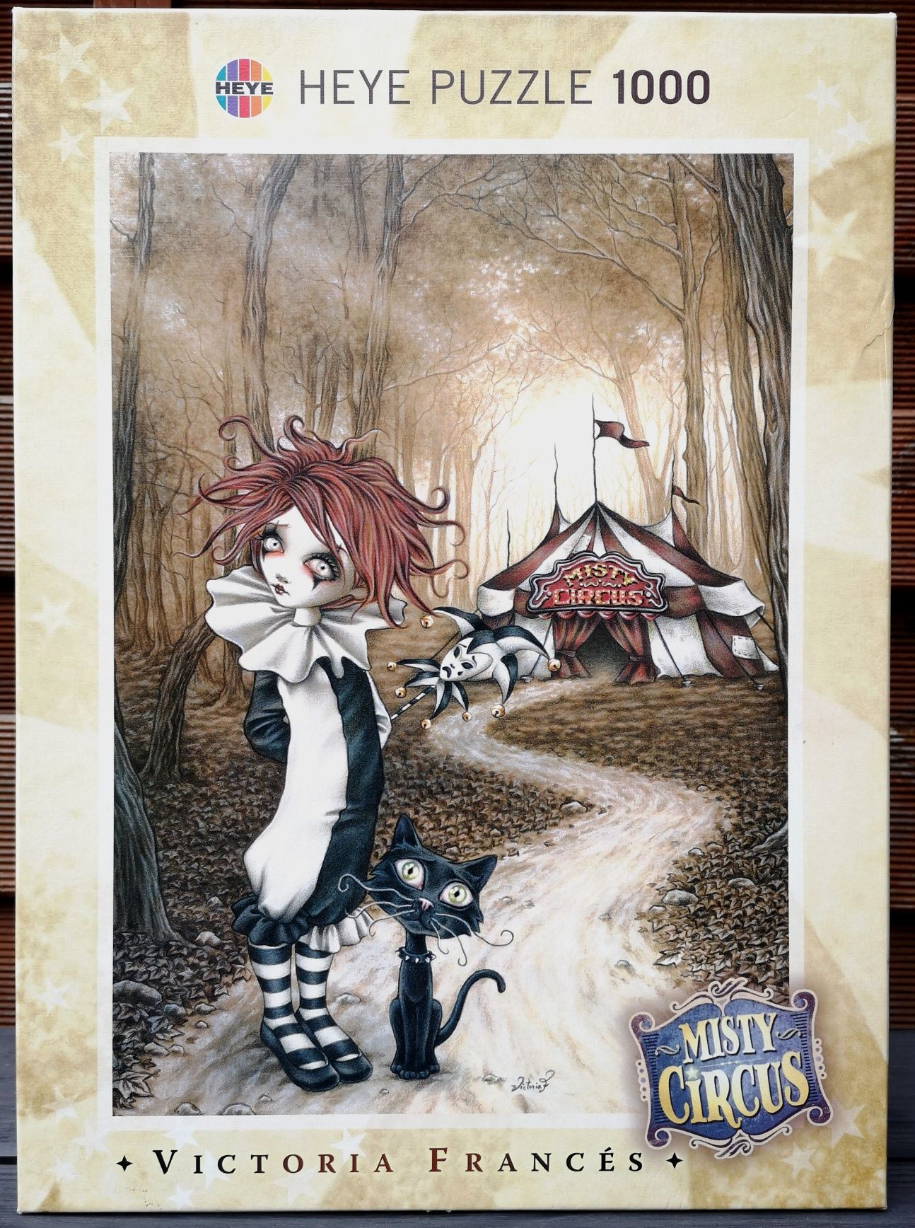 Puzzle 1000 Heye Misty Circus Tent Victoria Frances