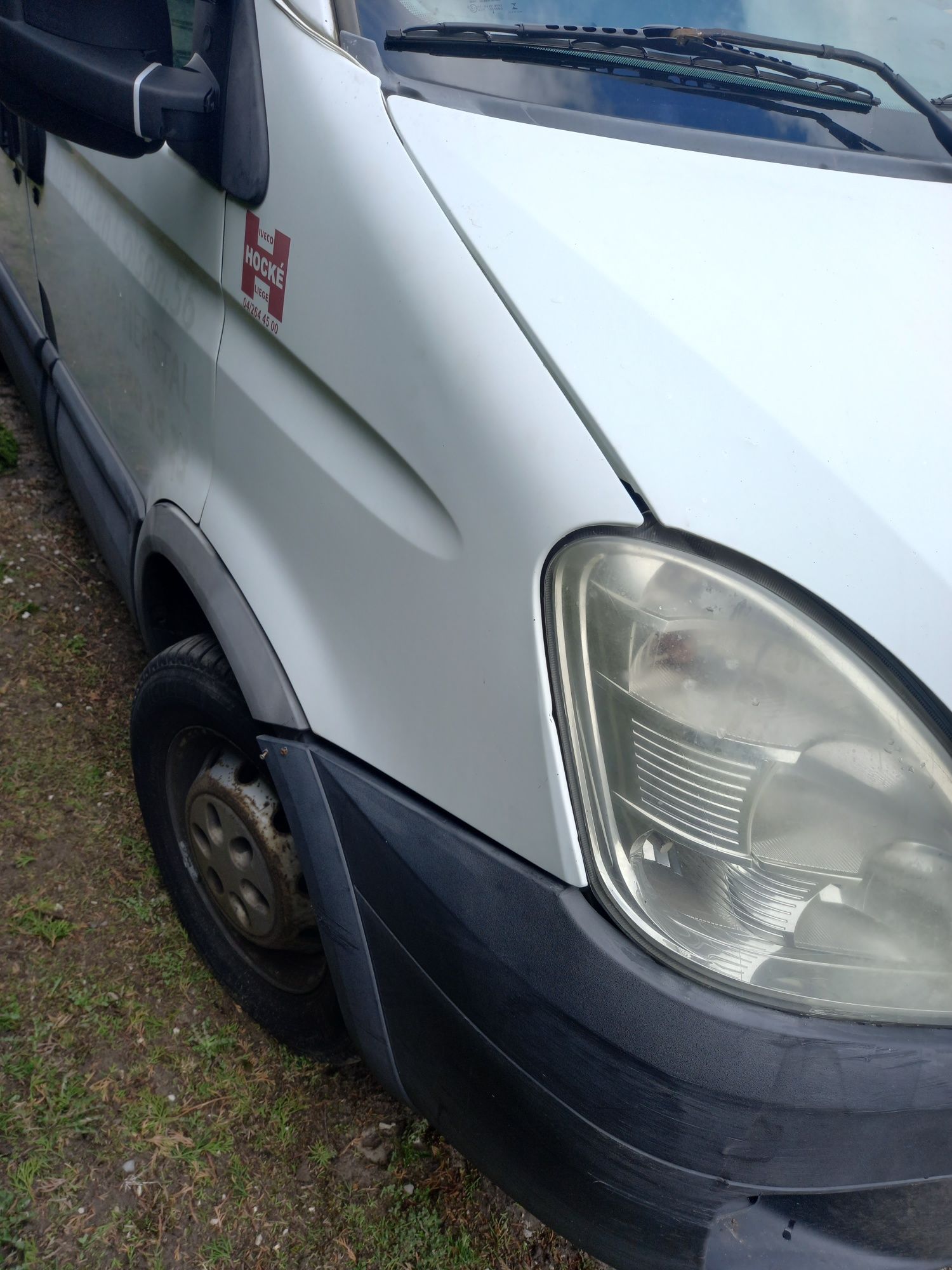 Przód zderzak błotnik drzwi atrapa grill lampy chłodnica Iveco Daily 2