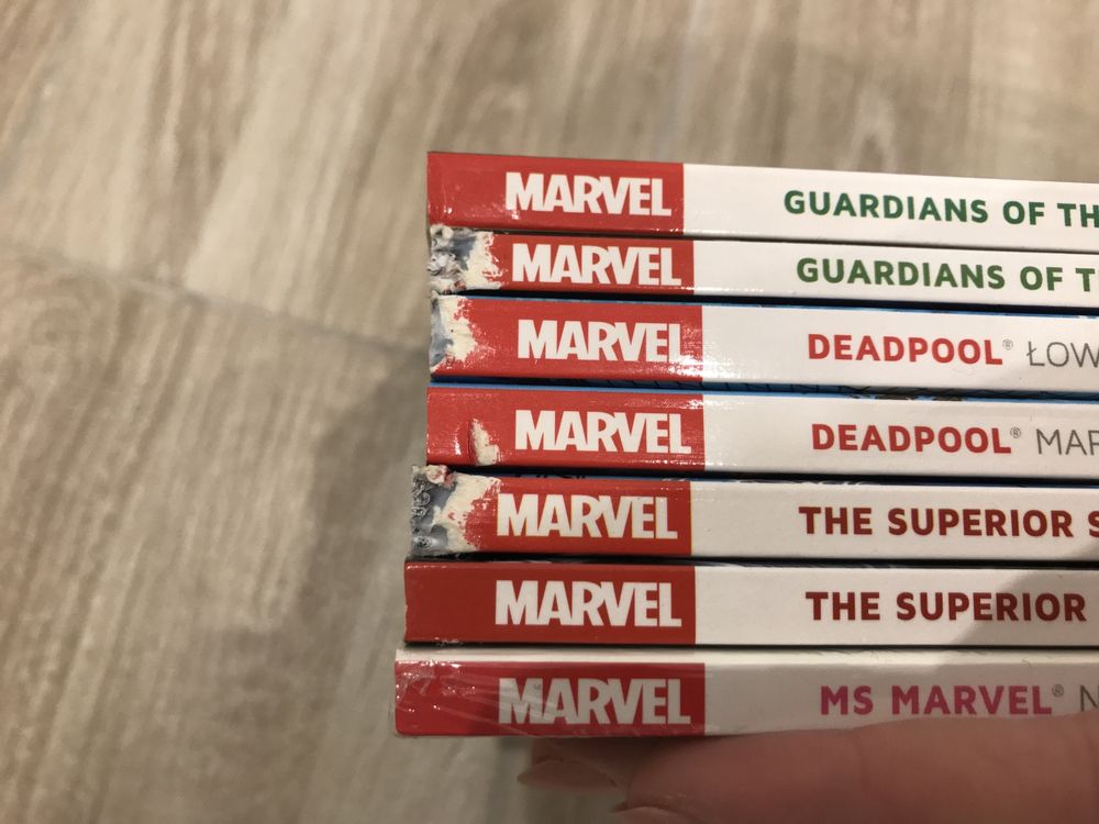 Kolekcja komiksów Marvel,spiderman, ms marvel, strażnicy