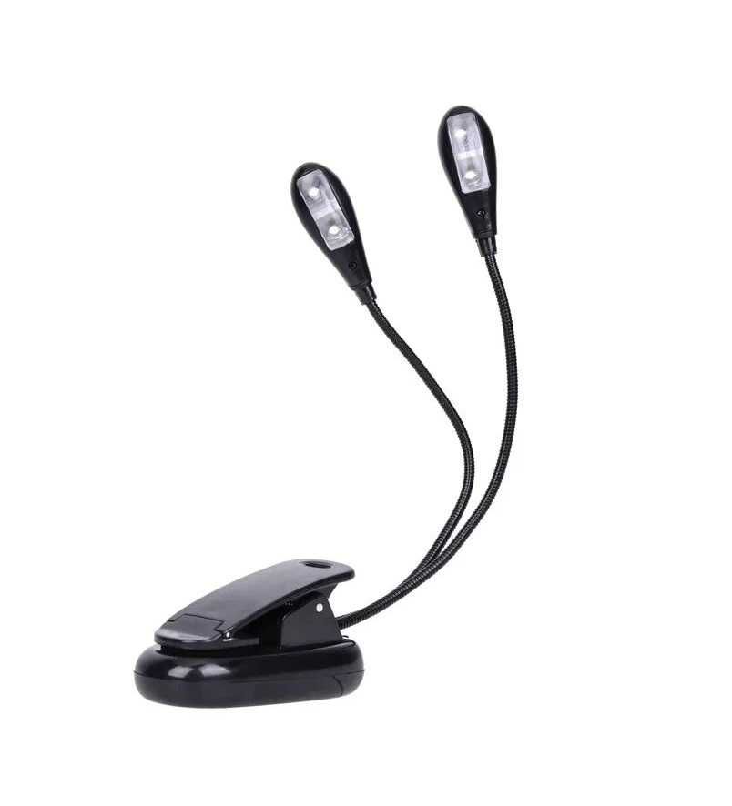 АКЦИЯ!! USB фонарик-прищепка для чтения книг(4 LED)
