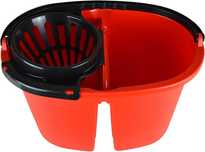 CleanDouble XL Dwukomorowe Wiadro na Mopa z Rolkami 16 L