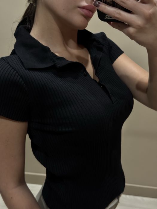 Поло футболка zara