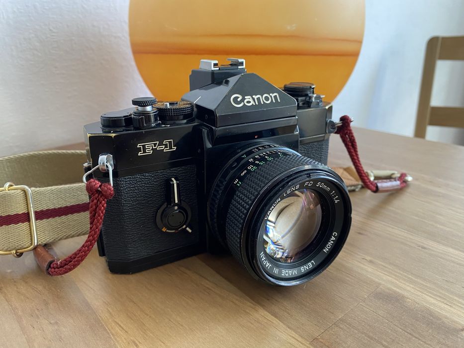 Canon F1 + nFD 50 mm 1,4 - sprawny w zestawie