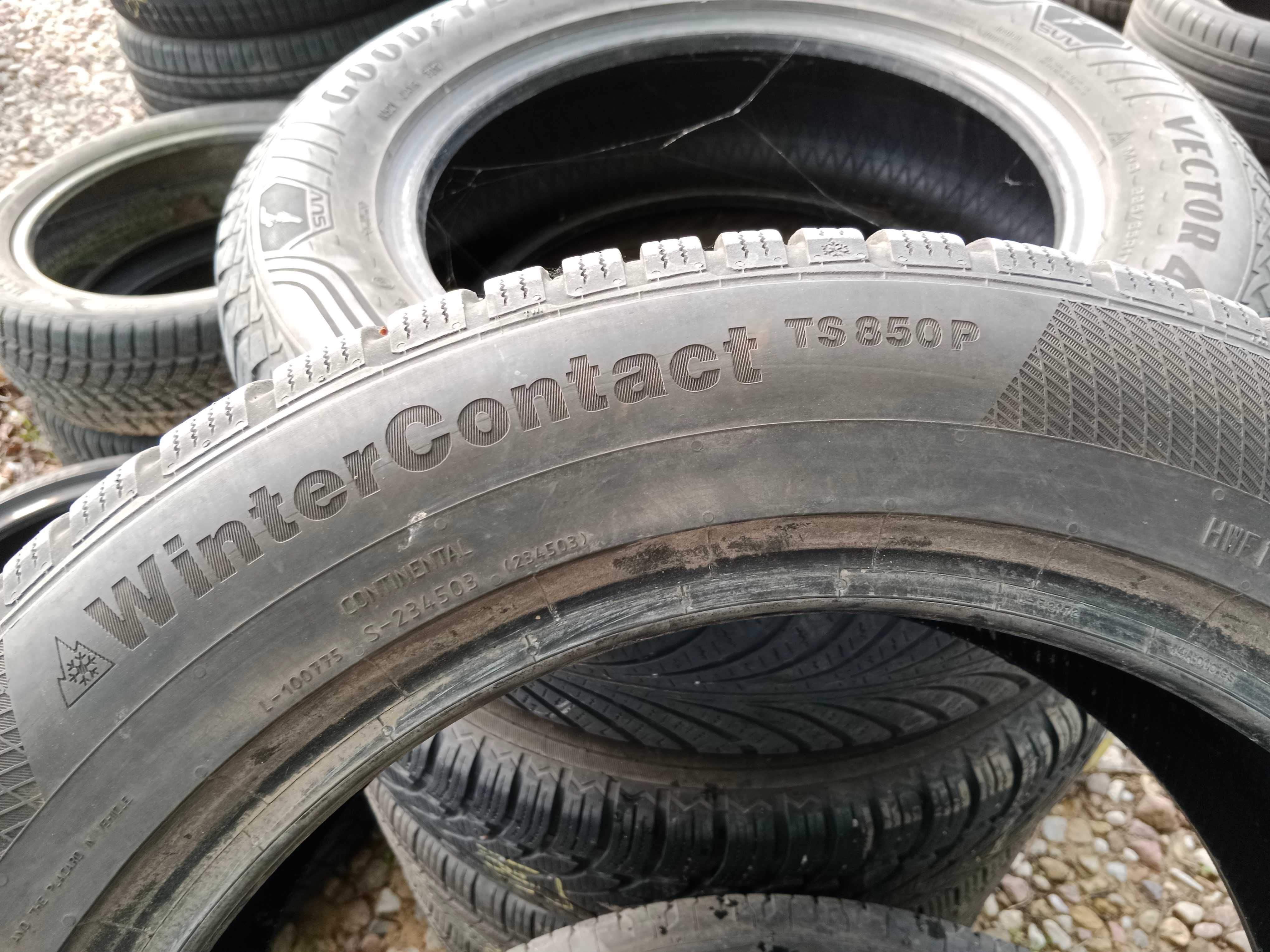Opona używana 205/60R17 Continental WinterContact TS850P 1szt.