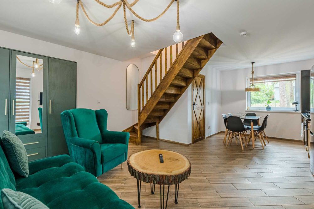 apartamenty pokoje domki nad jeziorem Wielki Ocypel Bory Tucholskie